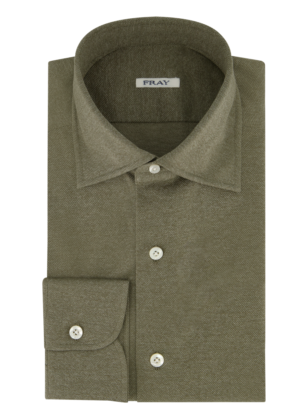 Shirt van katoen | Groen