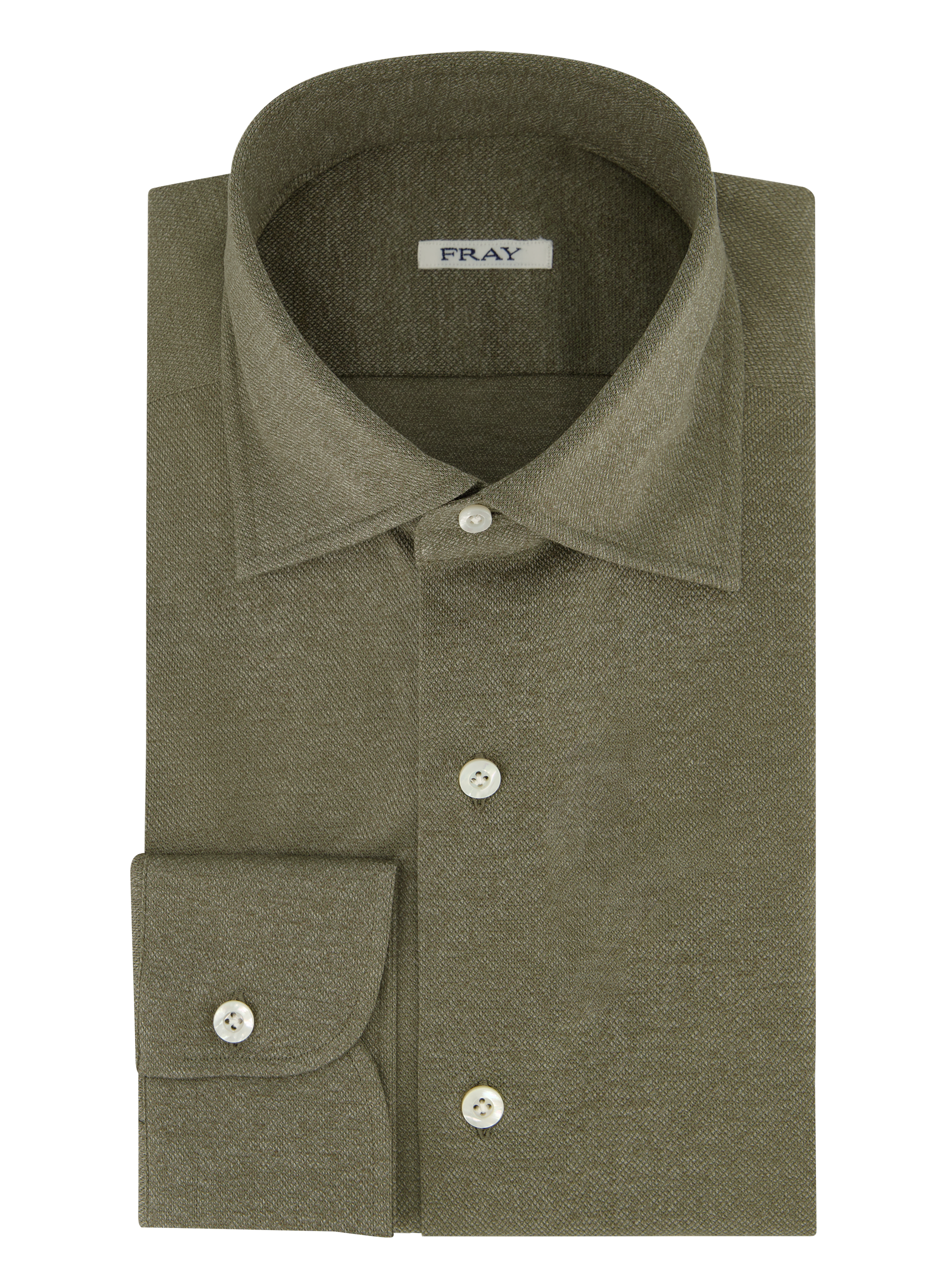 Shirt van katoen | Groen