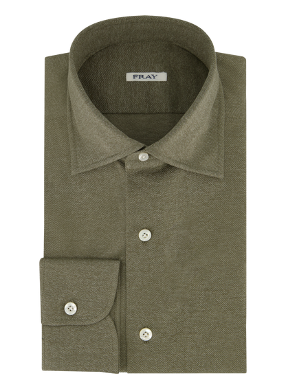 Shirt van katoen | Groen