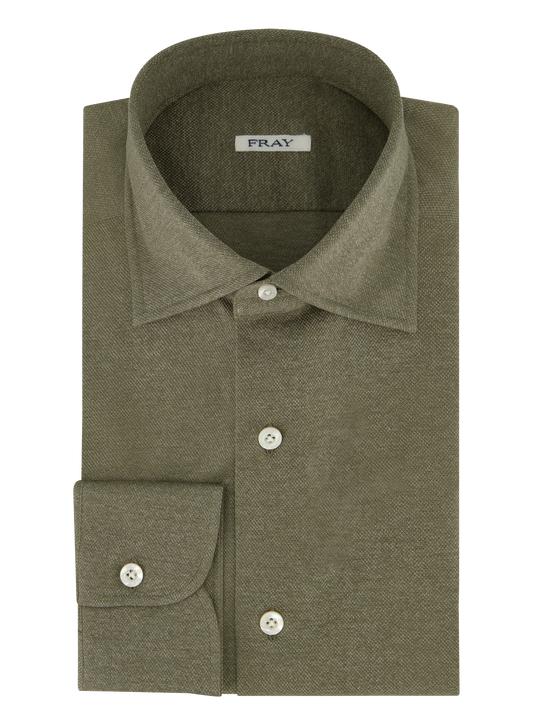 Shirt van katoen | Groen