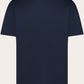T-shirt van katoen en elastaan | BLUE NAVY