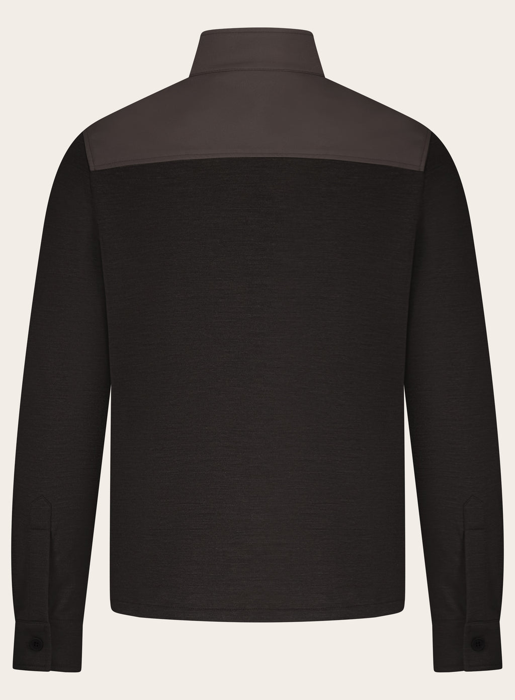 Key overshirt met opstaande kraag | D.Bruin