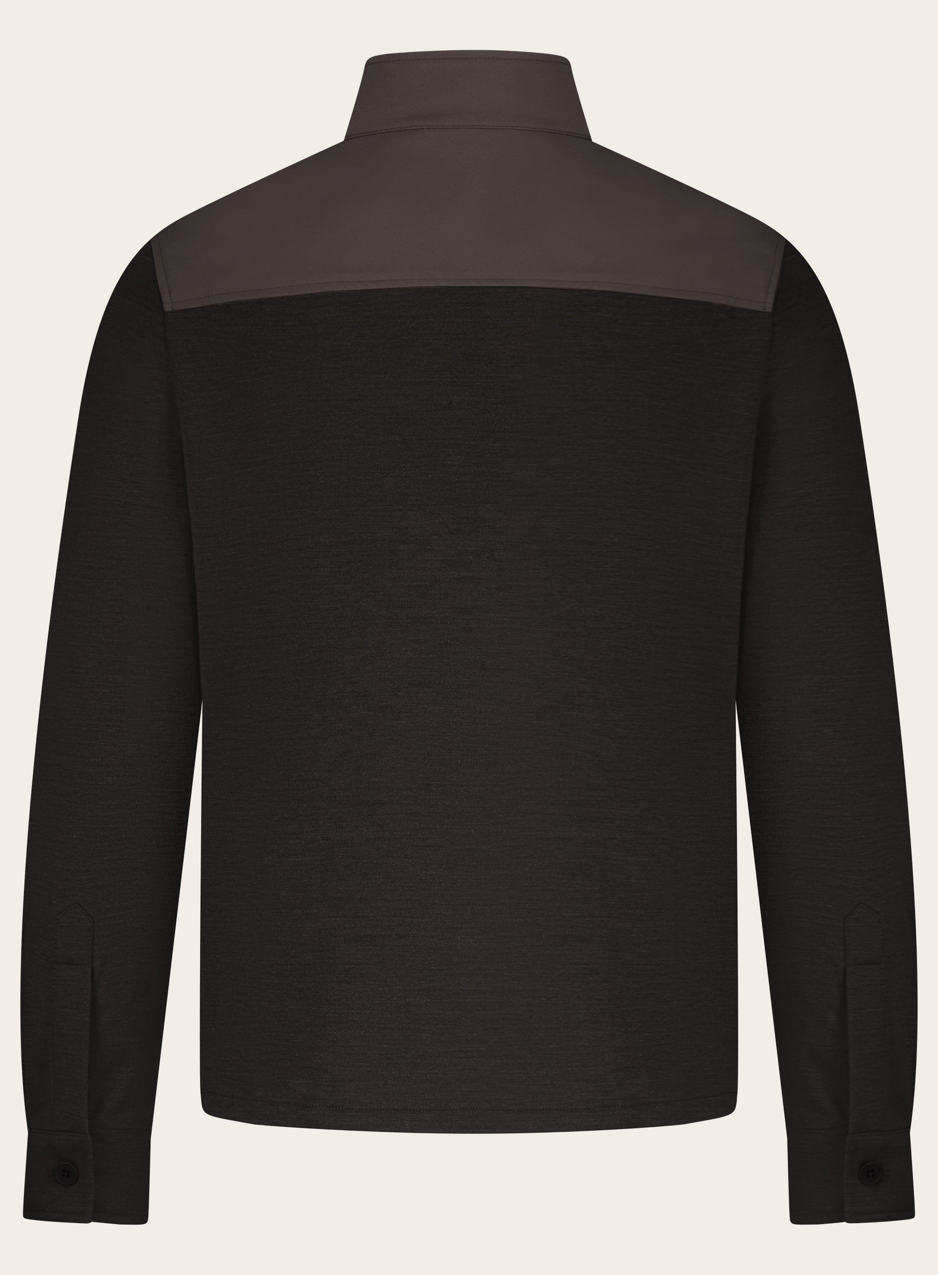 Key overshirt met opstaande kraag | D.Bruin