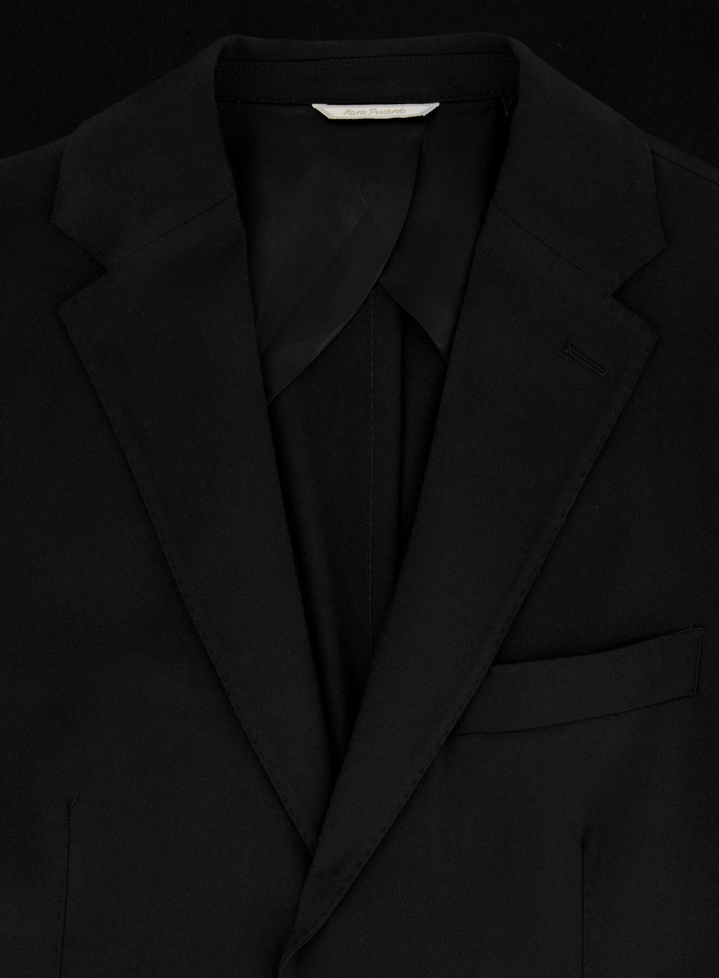 Colbert van cashmere | FULL_WIDTH | Zwart