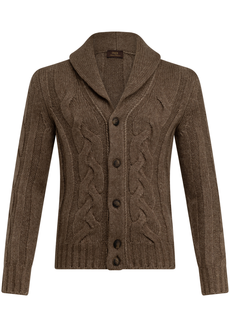Strickjacke aus Schurwolle