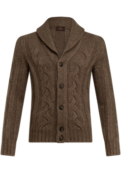 Cardigan van virgin wol | Beige