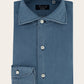 Denim shirt van katoen | JEANS BLAUW