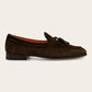 Tassel loafers van suède | D.Bruin