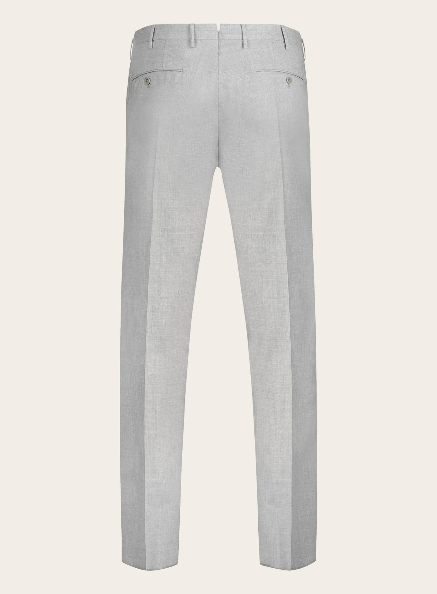 Slim-fit wollen pantalon | L.Grijs