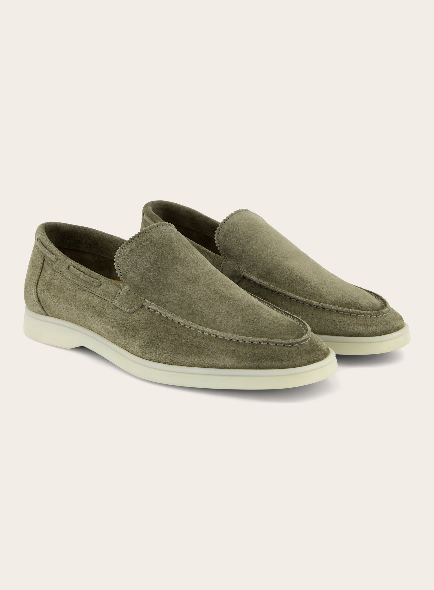 Loafers van suède | Groen