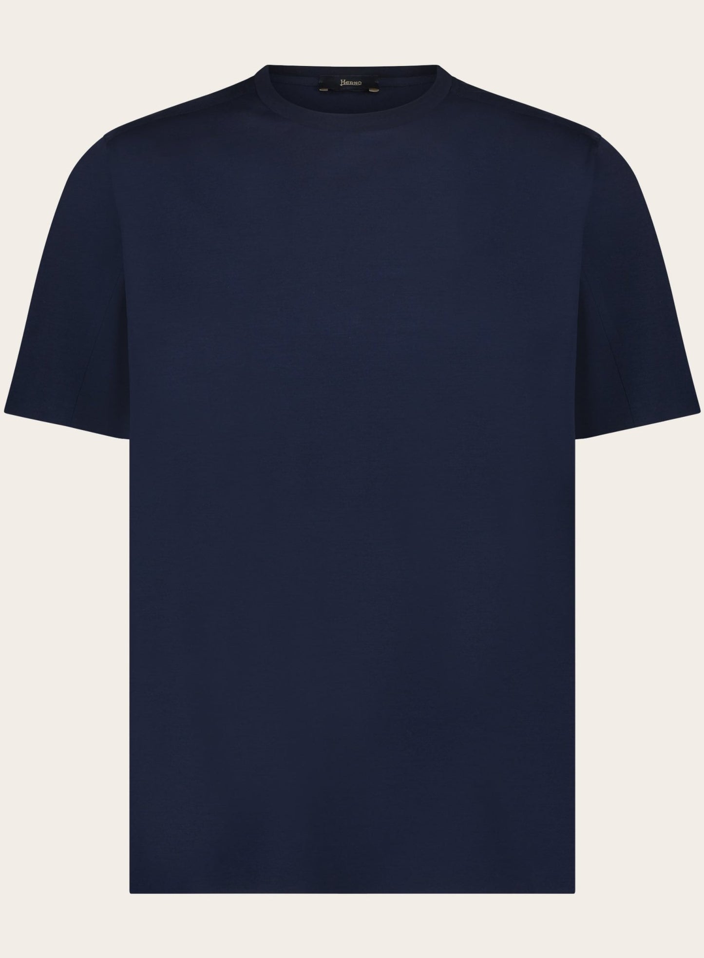 Regular-fit jersey stretch T-shirt | BLUE NAVY