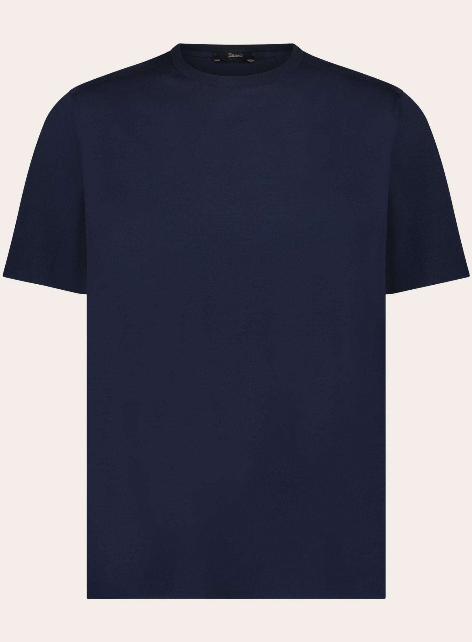 Regular-fit jersey stretch T-shirt | BLUE NAVY