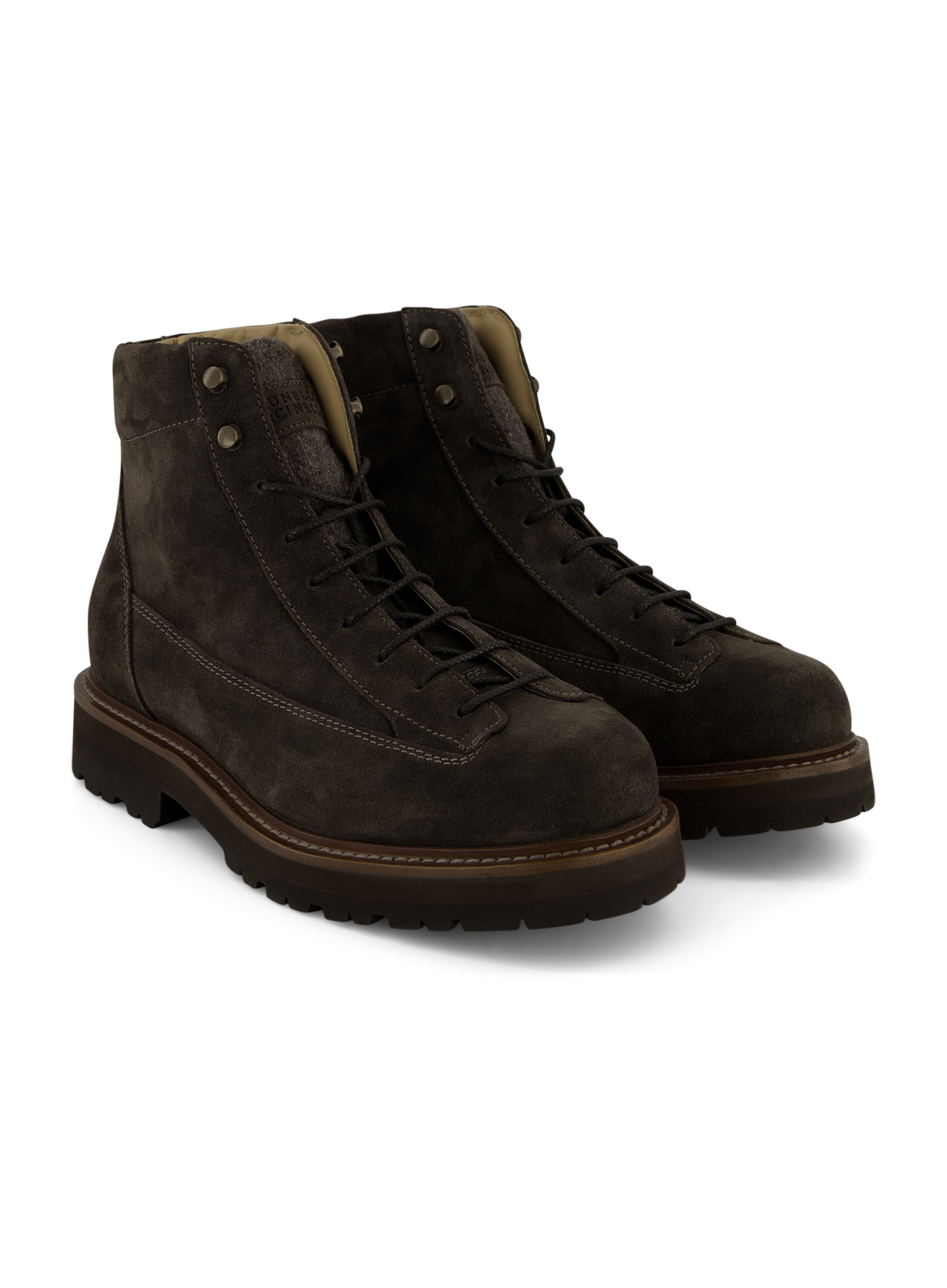 Outdoor boots van suéde | Bruin