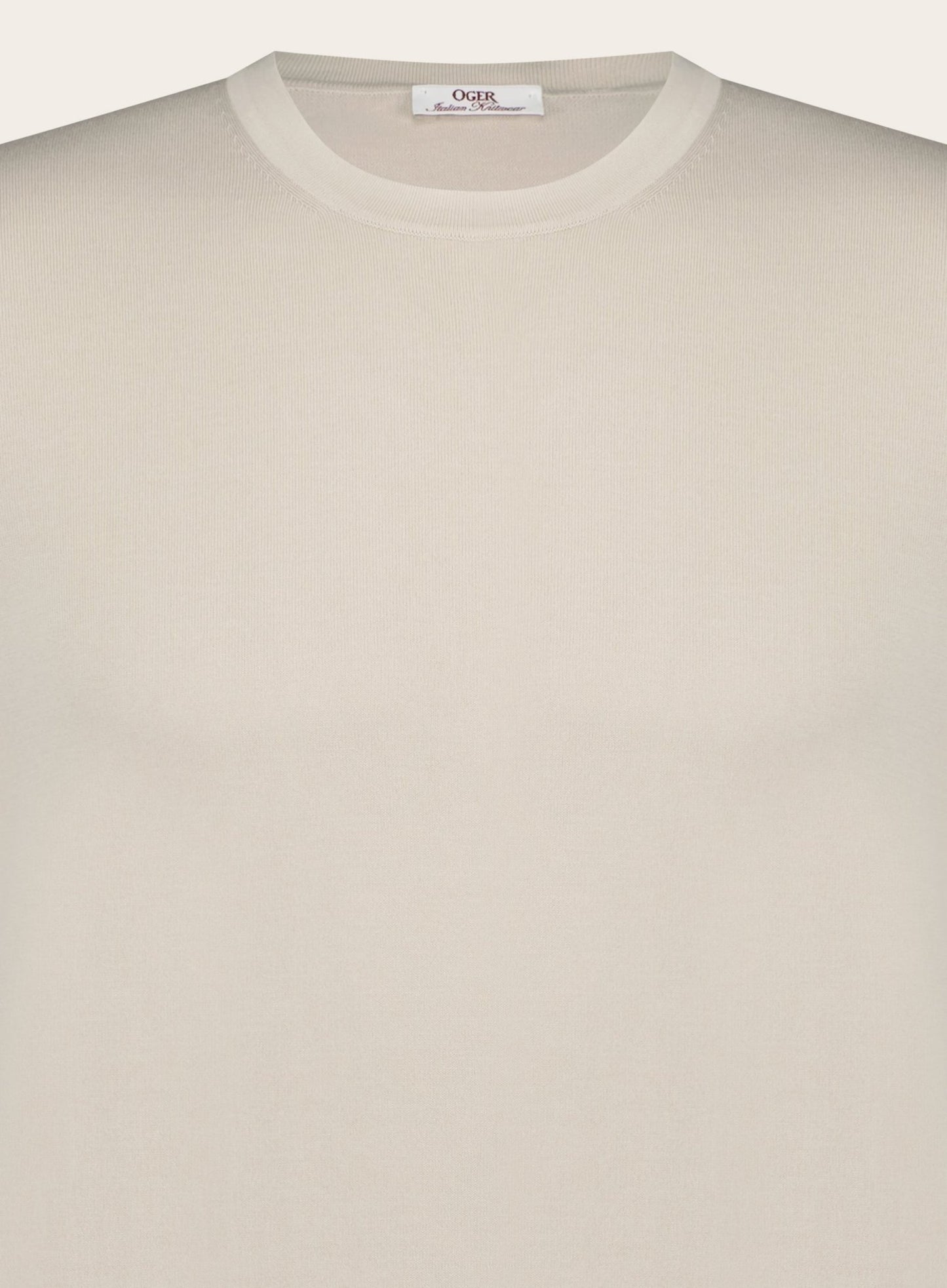 Slim-fit T-shirt | Beige