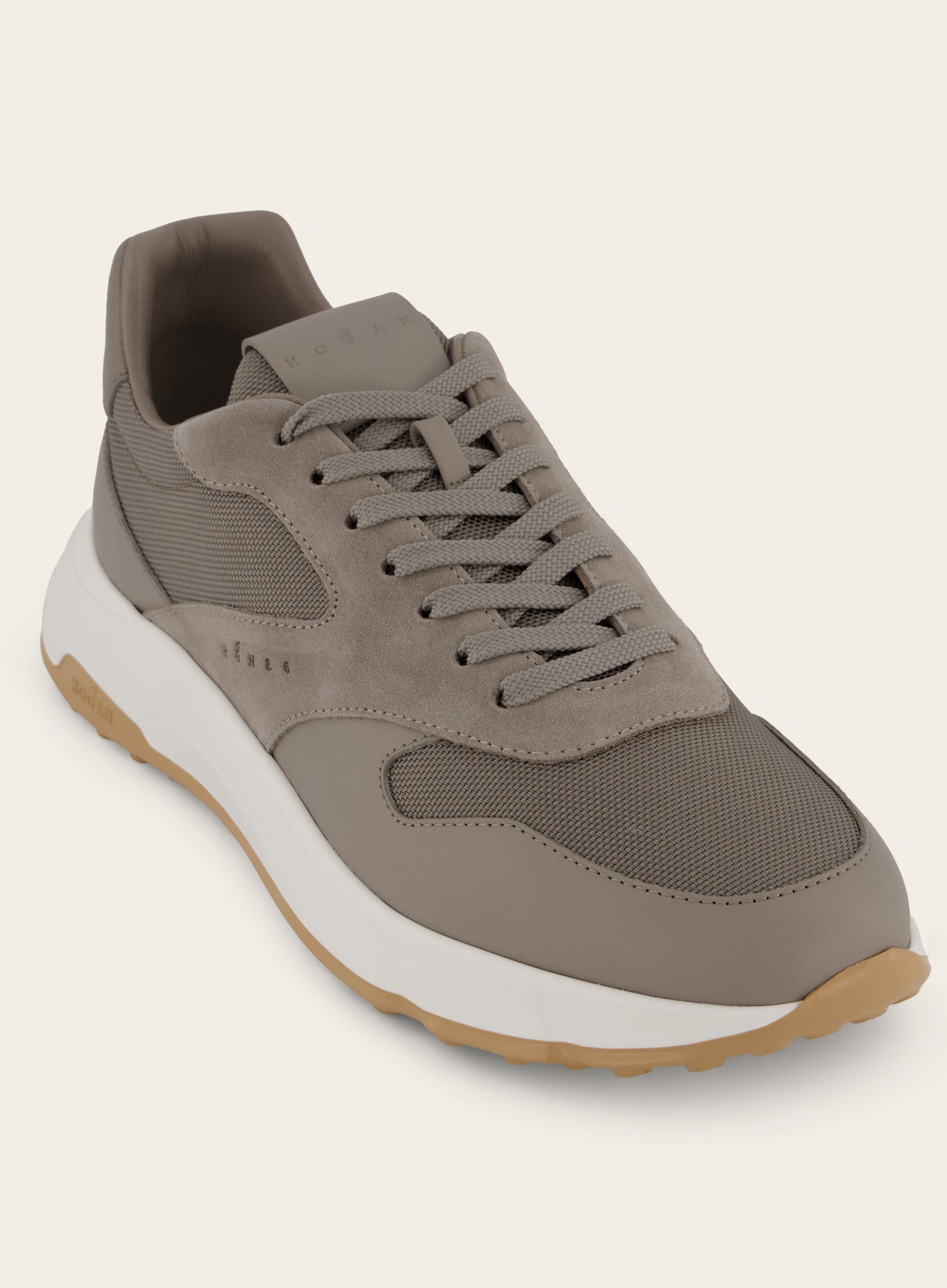 Hyperlight sneakers van leer | Beige