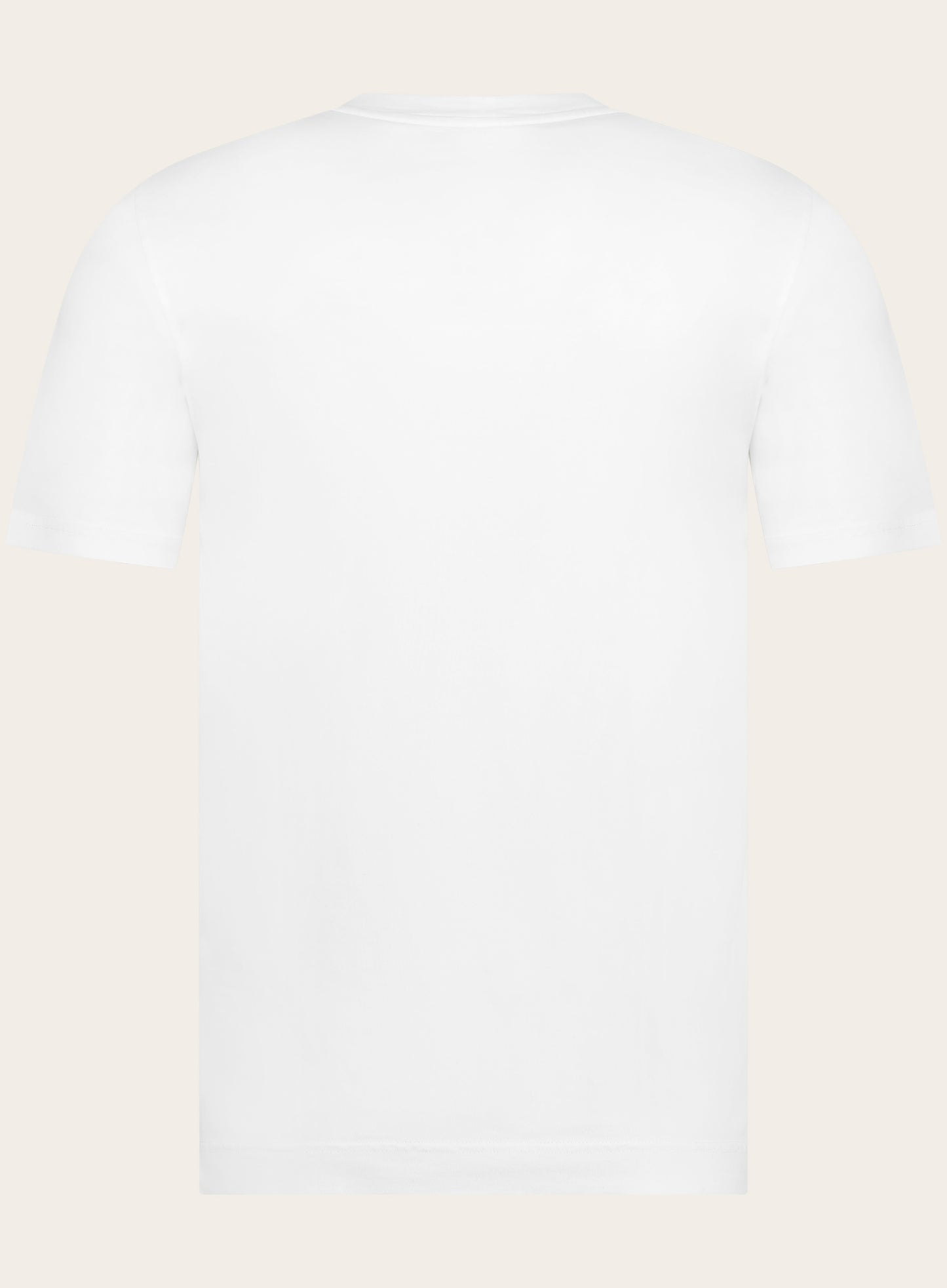 Crewneck T-shirt van katoen | Wit