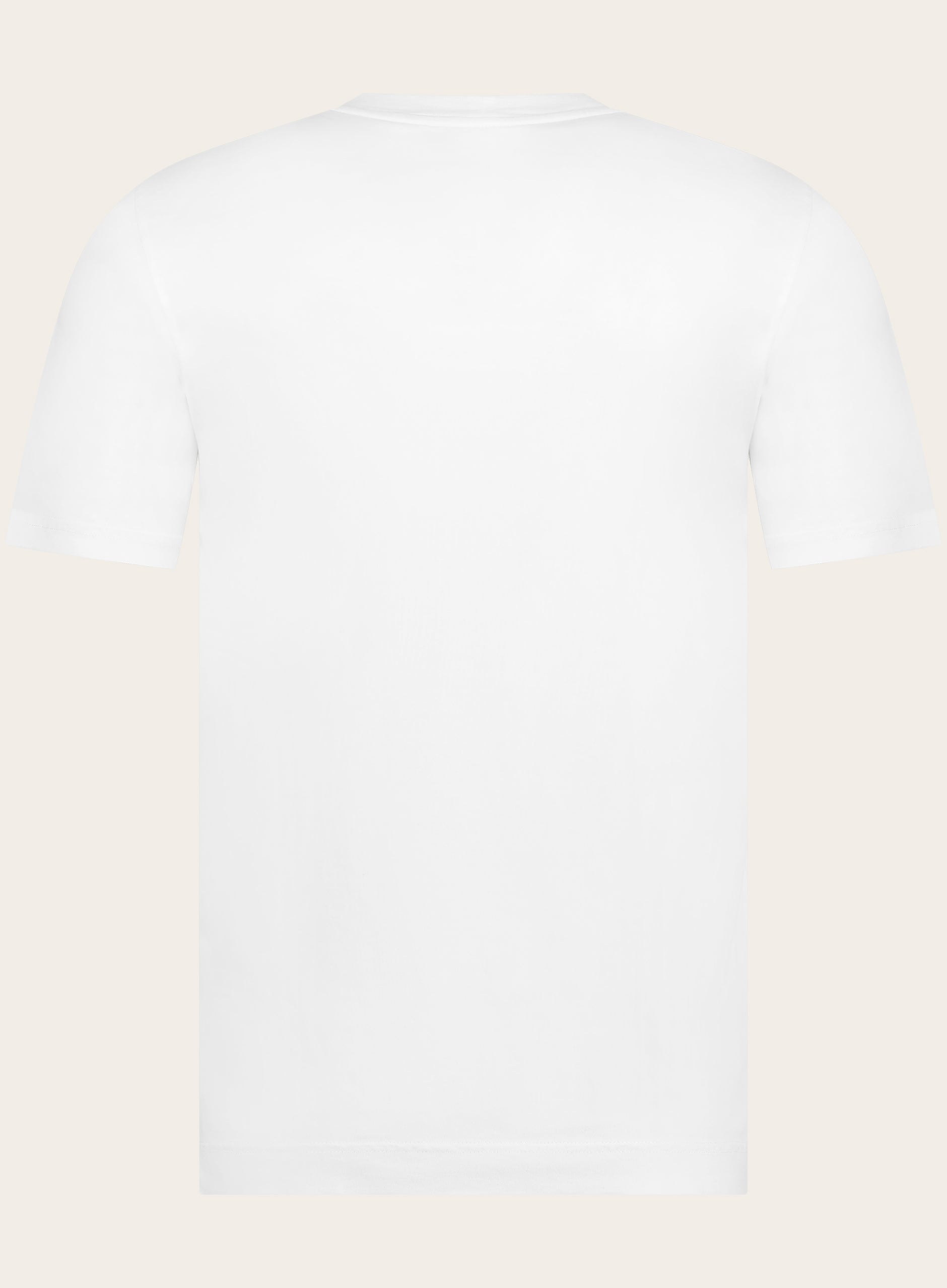 Crewneck T-shirt van katoen | Wit