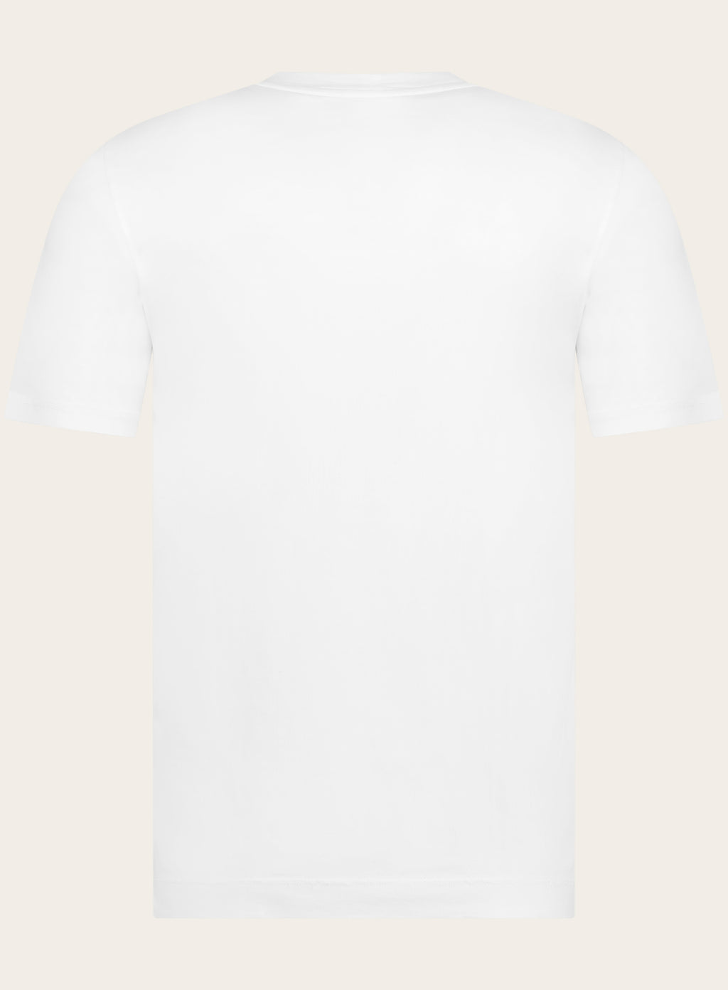 Crewneck T-shirt van katoen | Wit