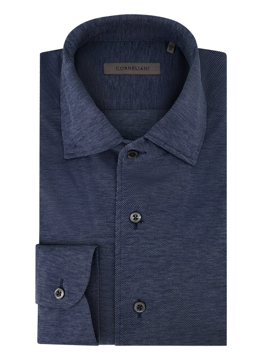 Shirt van katoen | Blauw