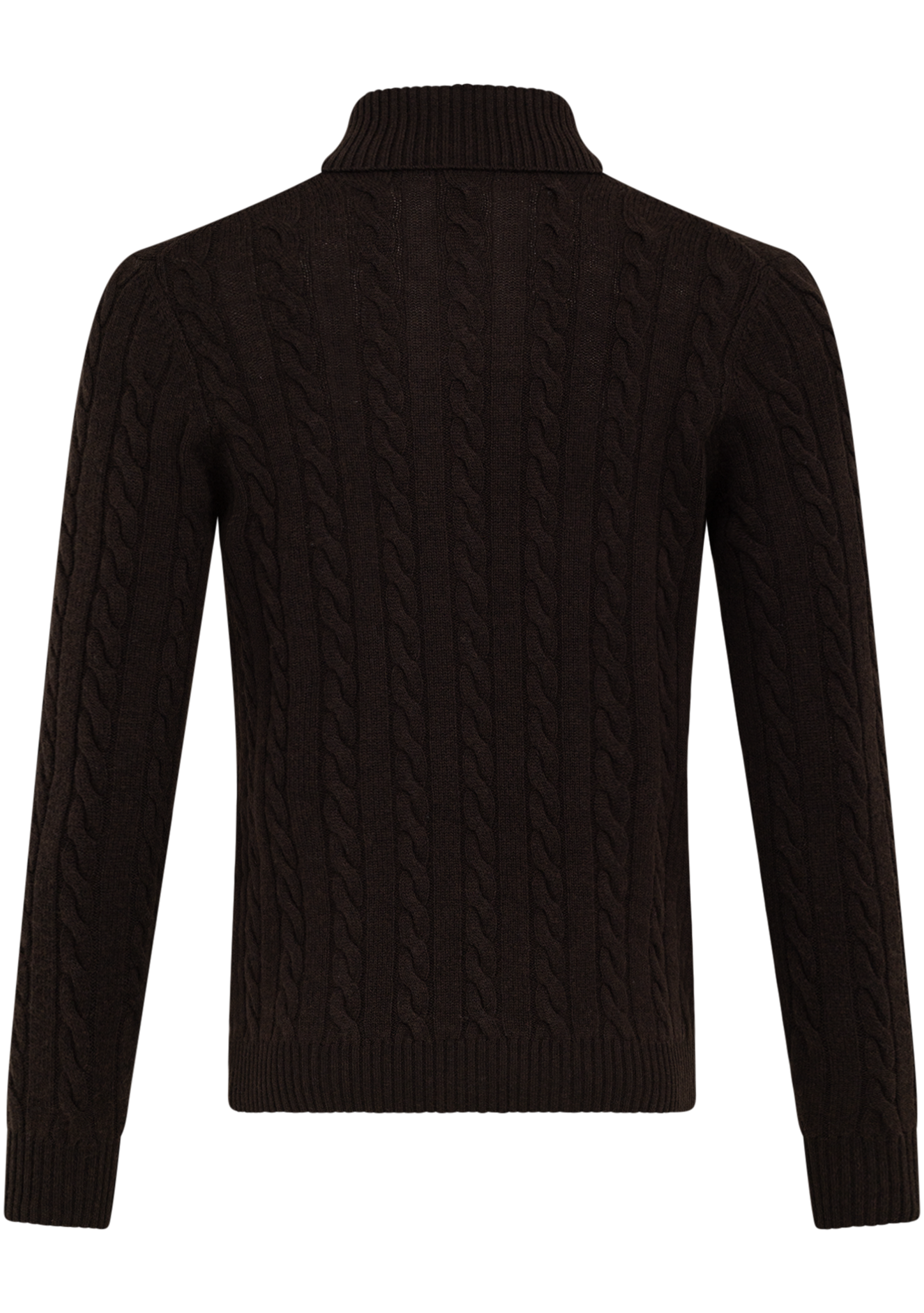 Kabelgebreide trui van wol, zijde en cashmere | FULL_WIDTH | D.Bruin