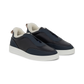 Leisure sneakers van leer | BLUE NAVY
