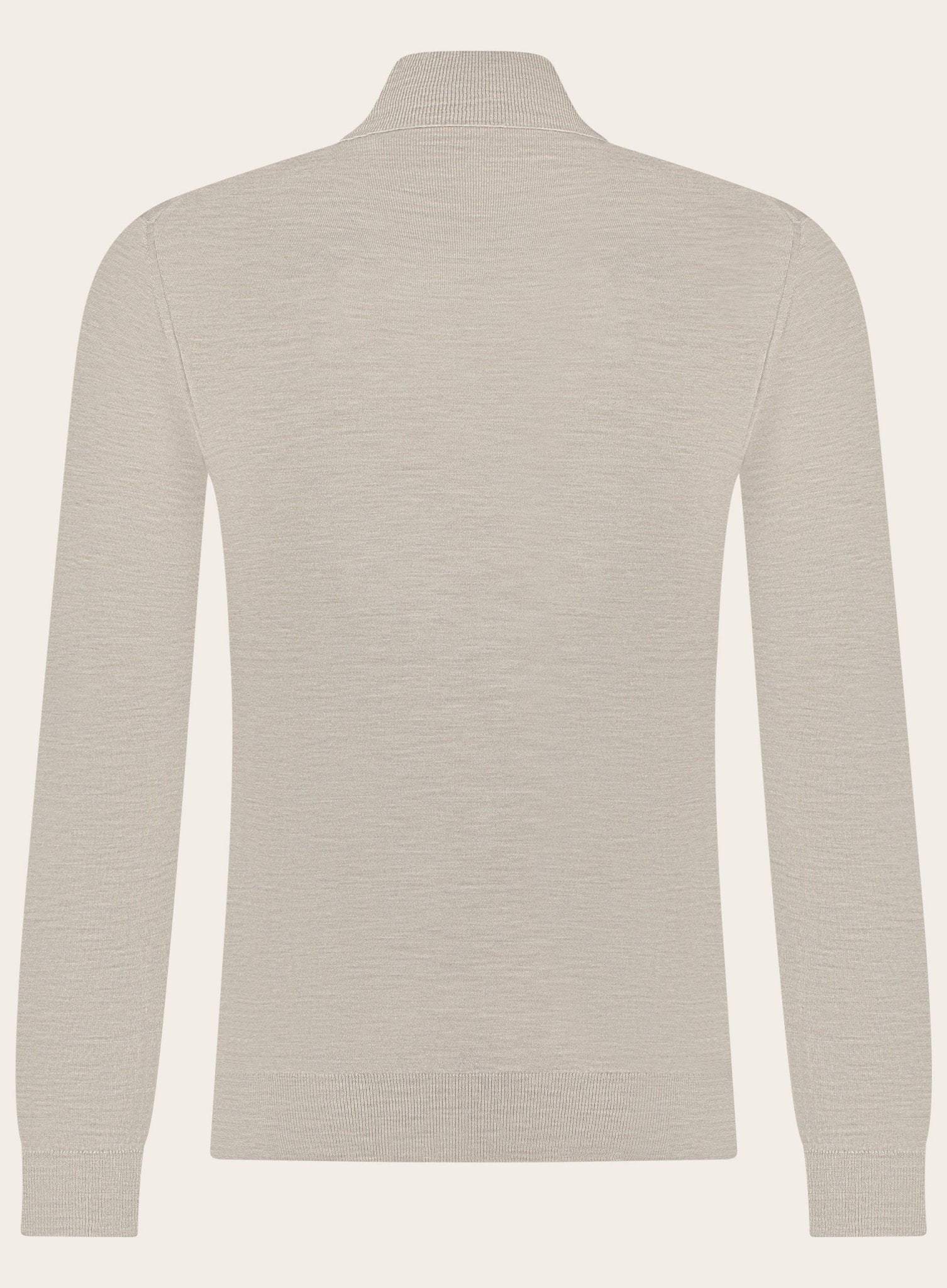 Derby coltrui van cashmere en zijde | Beige