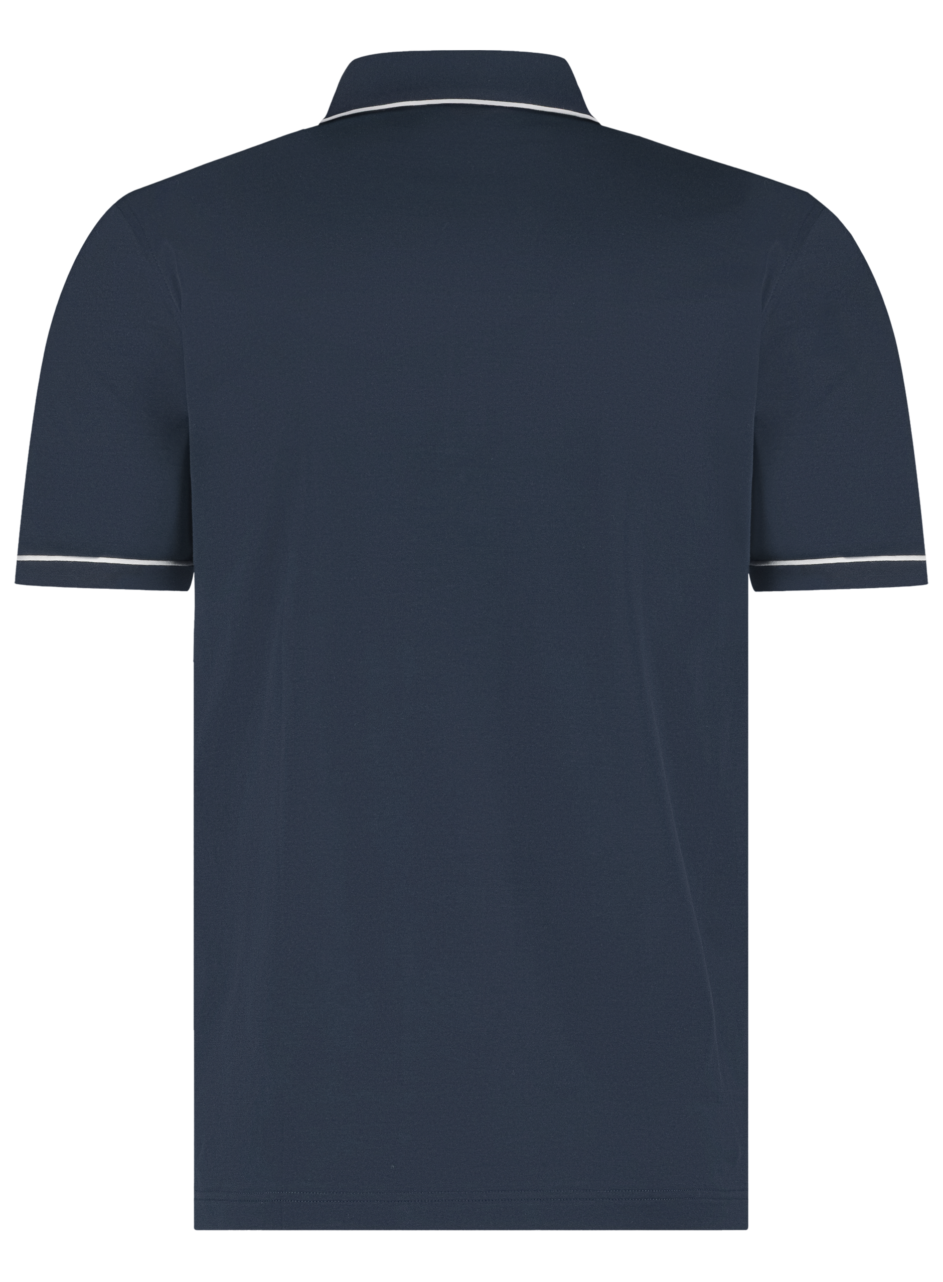 Buttonless polo van katoen | BLUE NAVY