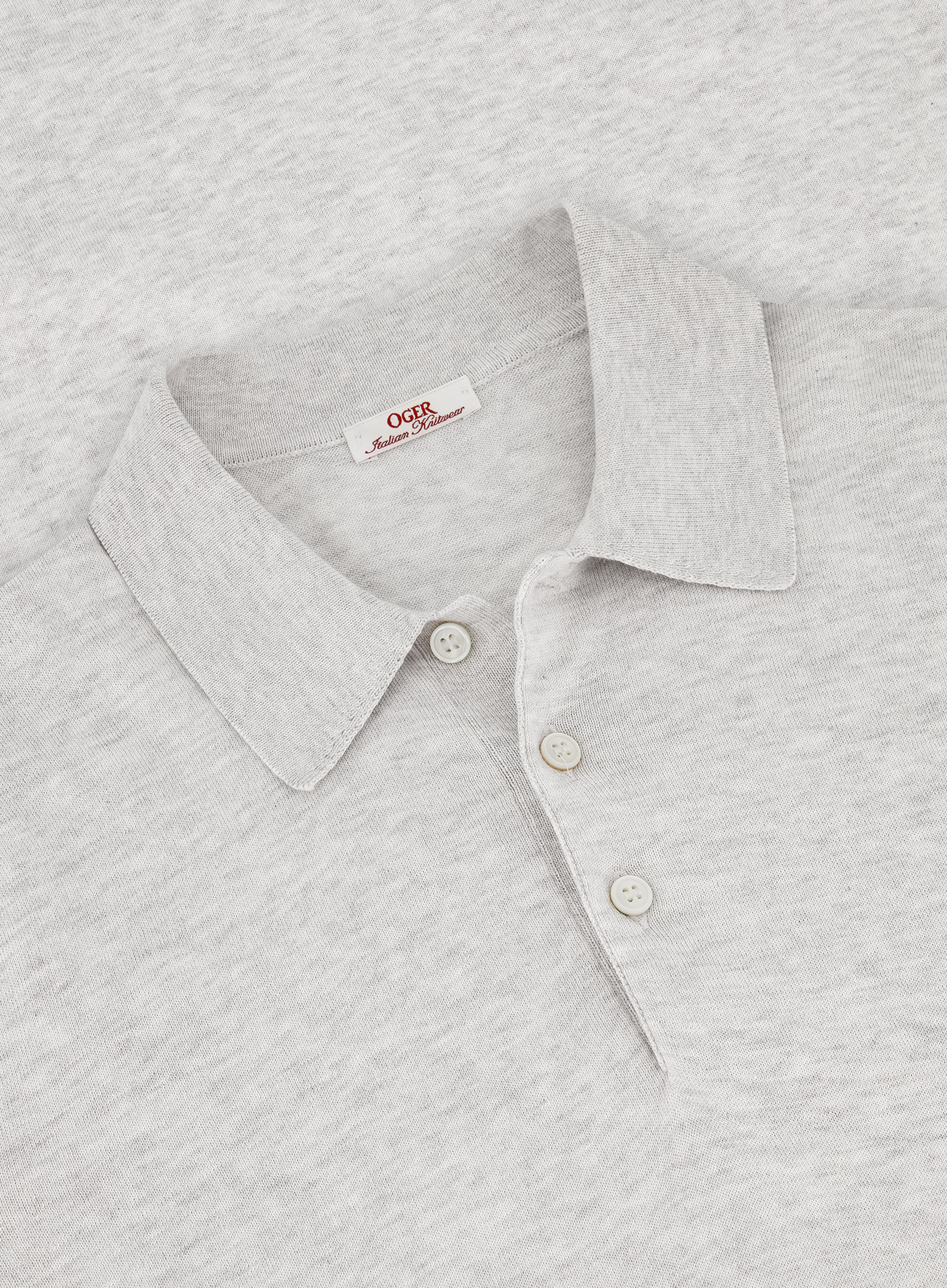 Poloshirt van katoen | FULL_WIDTH | L.Grijs
