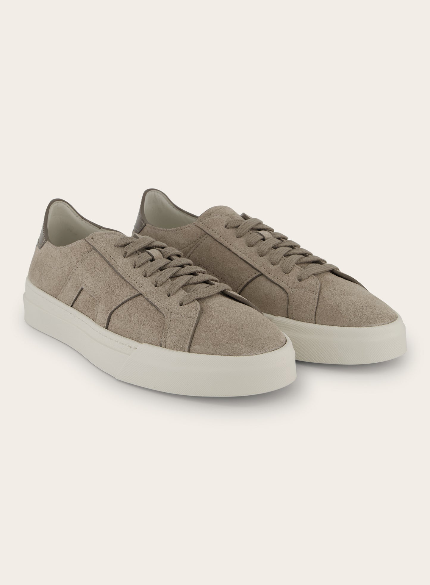 Sneakers van suède | TAUPE