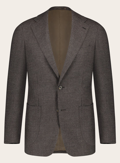Slim-fit jasje | Bruin