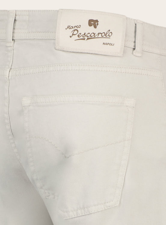 Slim-fit jeans van katoen | Grijs