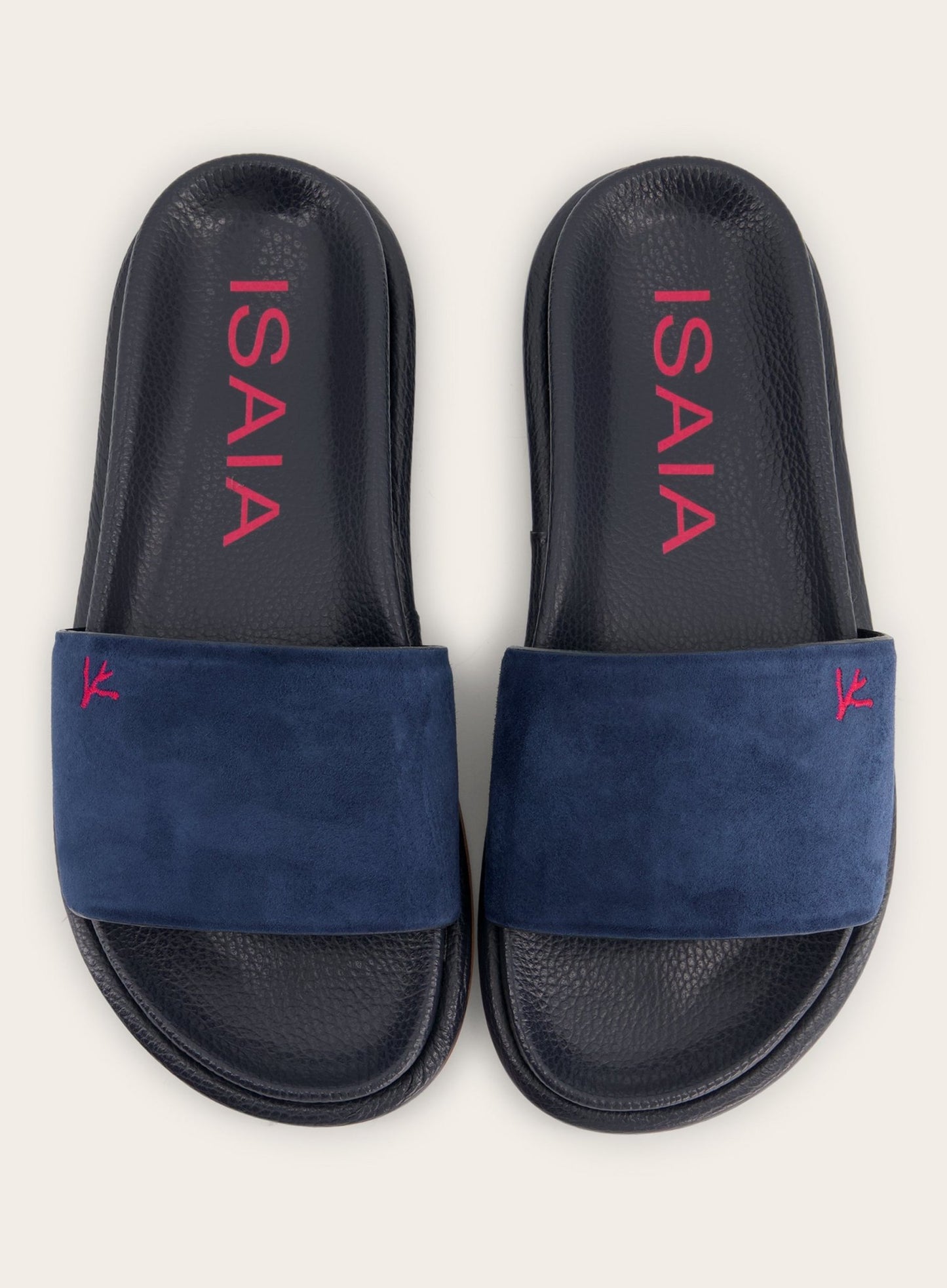 Suède slippers | Blauw