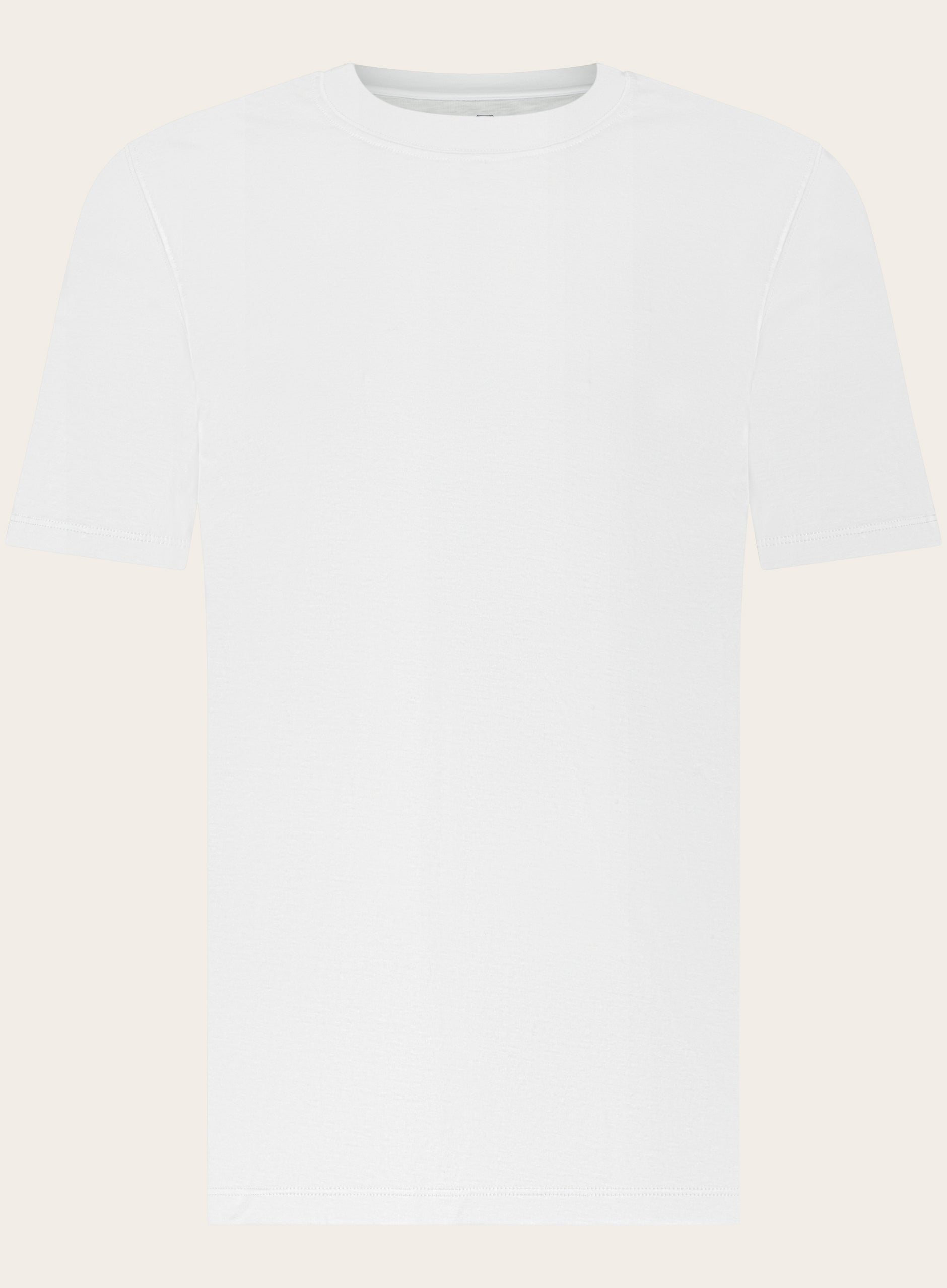 T-shirt van katoen | Wit