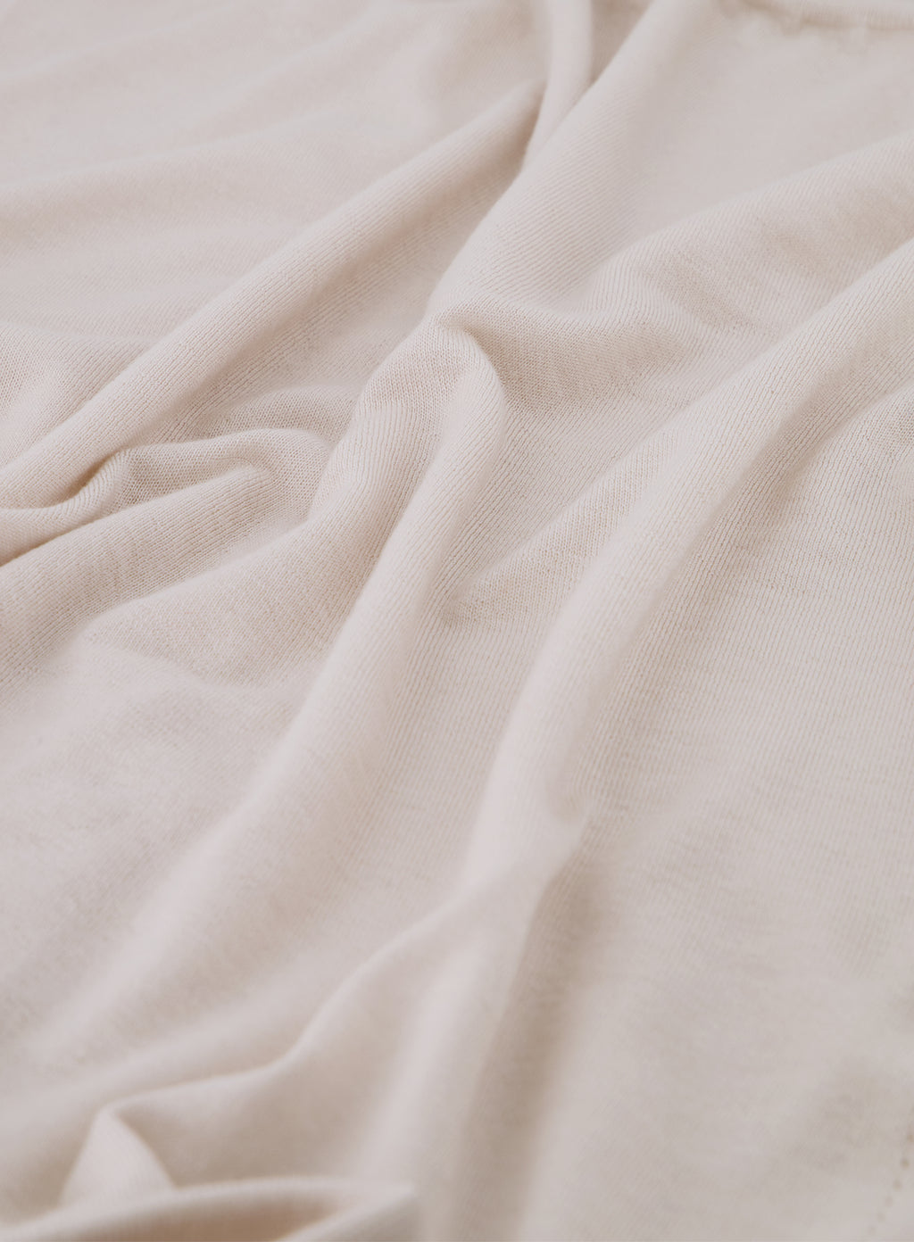 Polo van wol en zijde | FULL_WIDTH | Beige