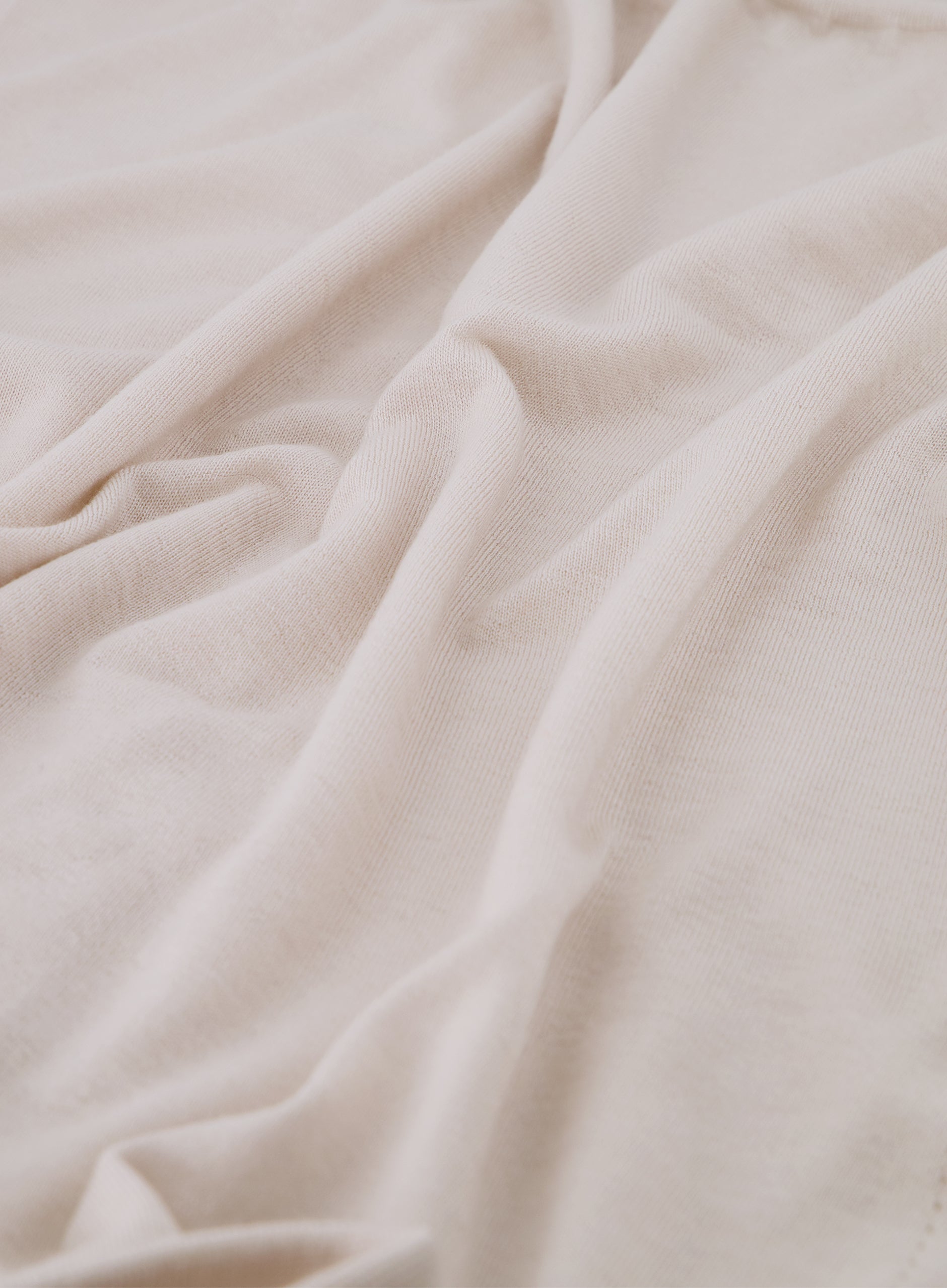 Polo van wol en zijde | FULL_WIDTH | Beige