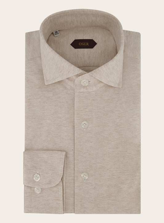 Shirt van katoen | Beige 