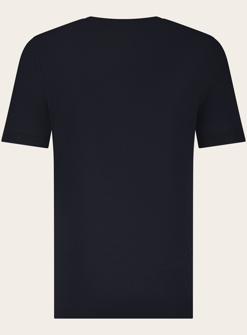 T-shirt van zijde | BLUE NAVY