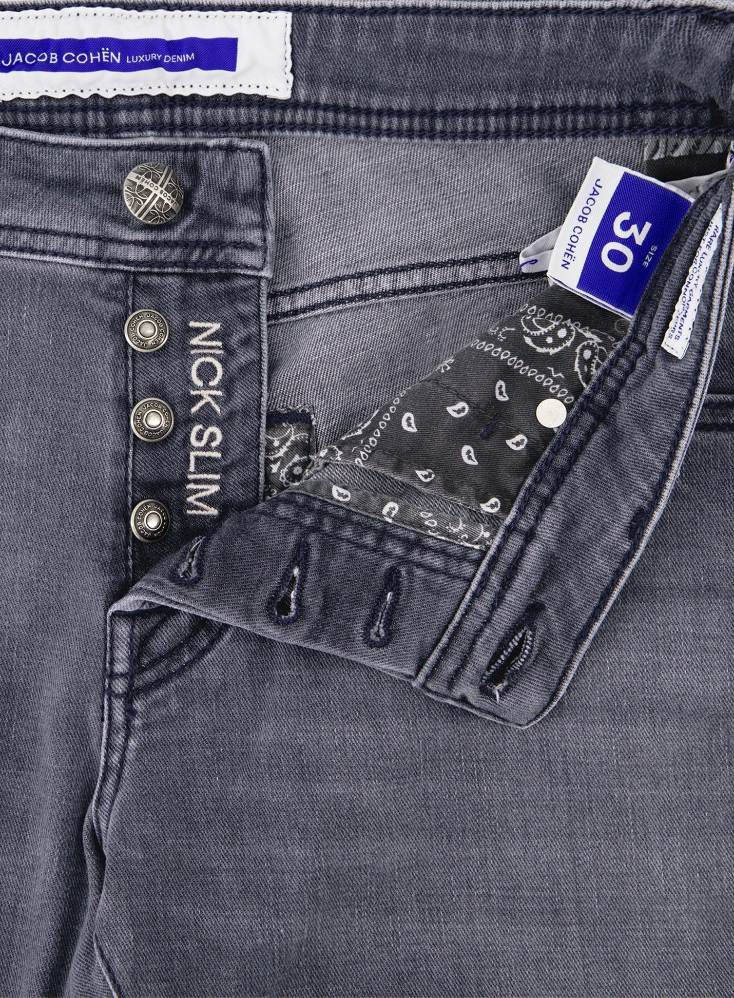 Nick slim-fit jeans | M.Grijs