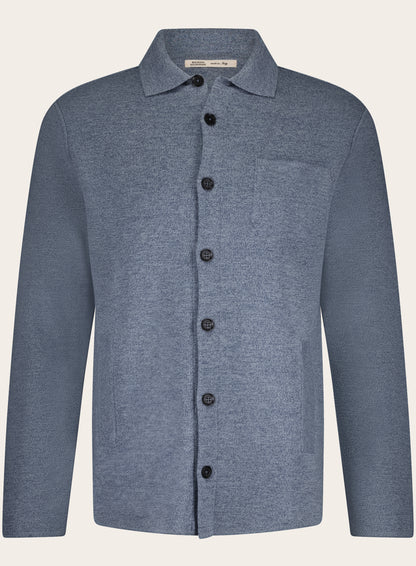 Overshirt van wol | L.Blauw