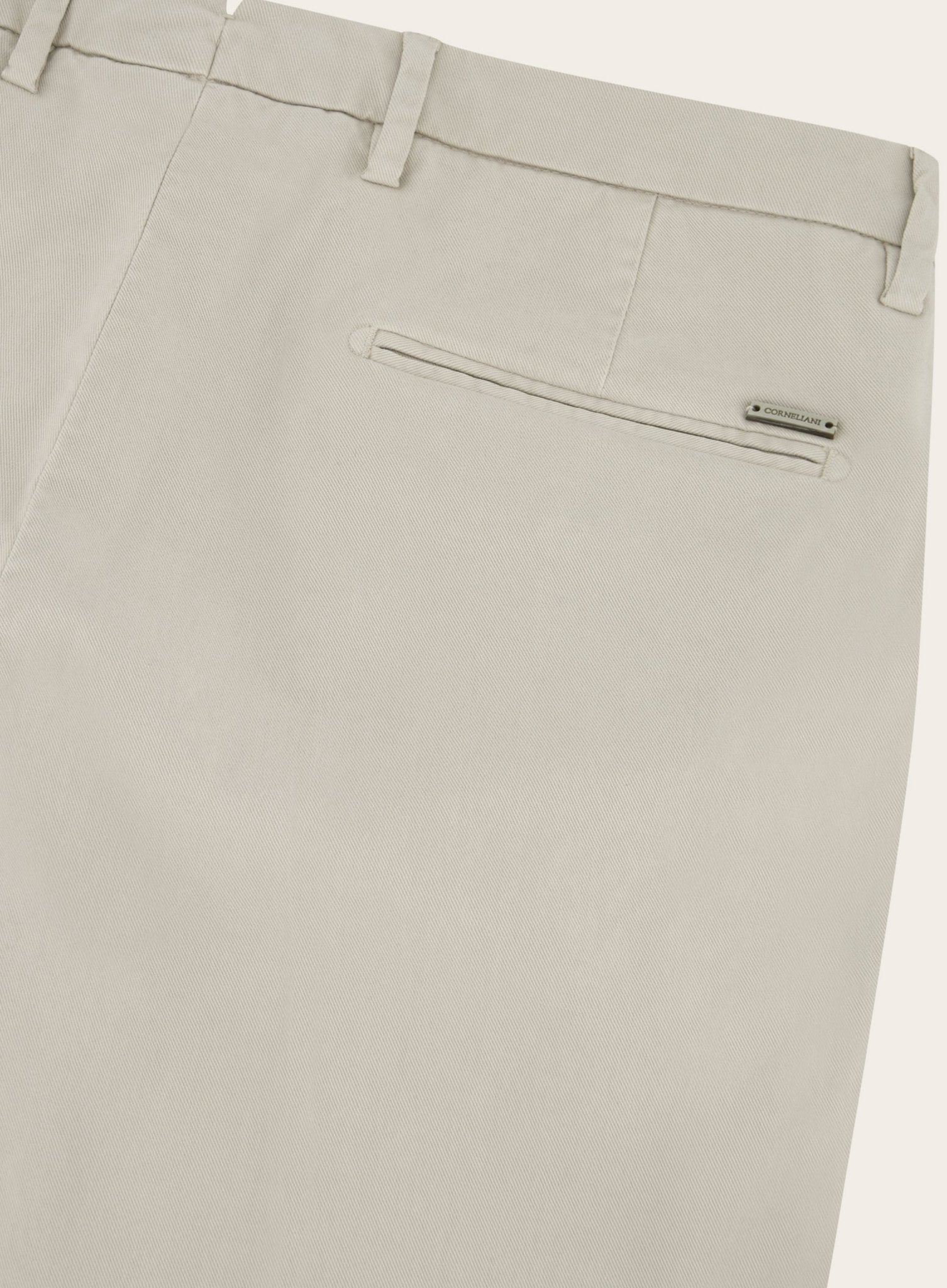 Pantalon van katoen | Beige