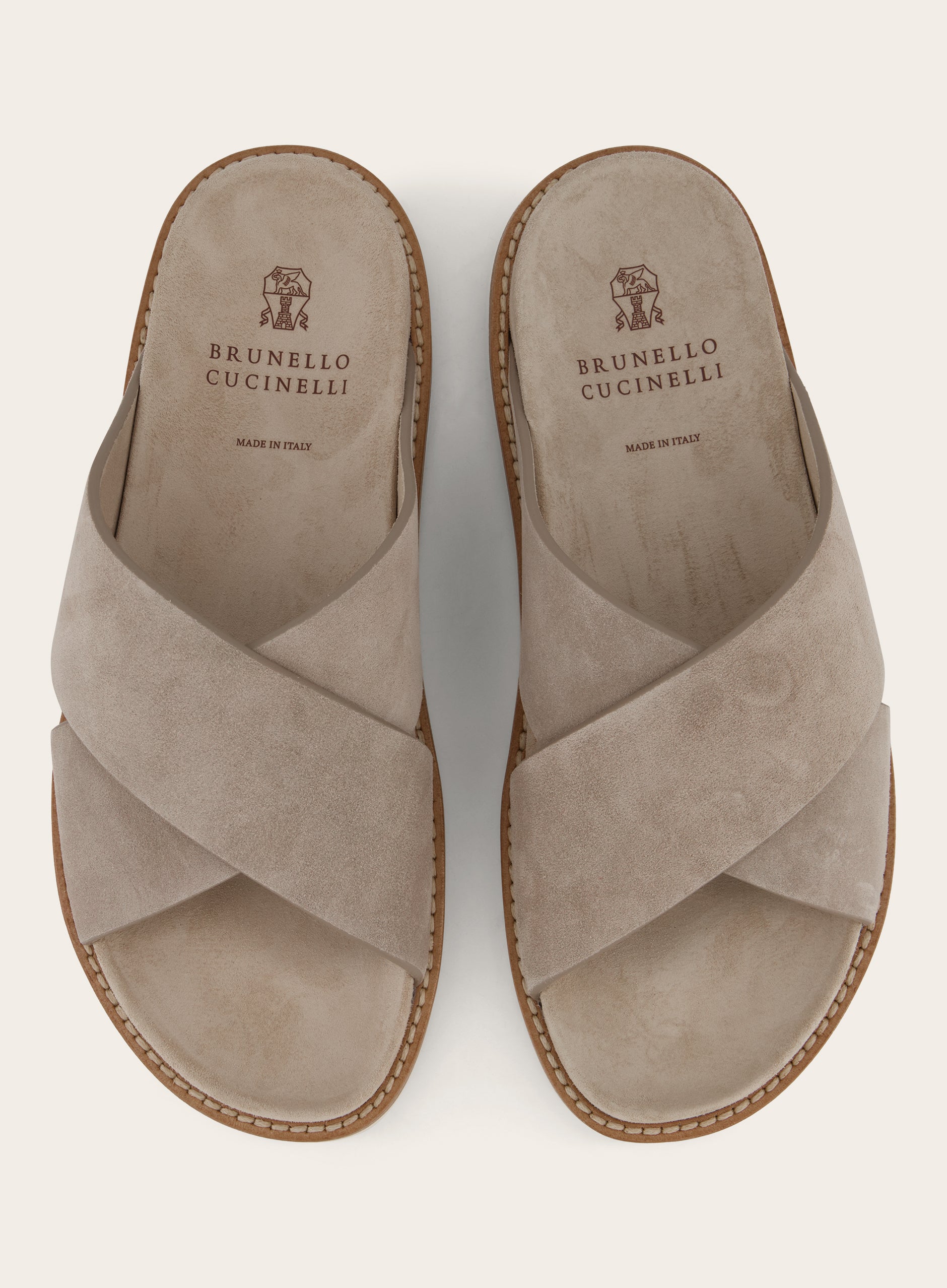 Sandalen van Suède | Beige