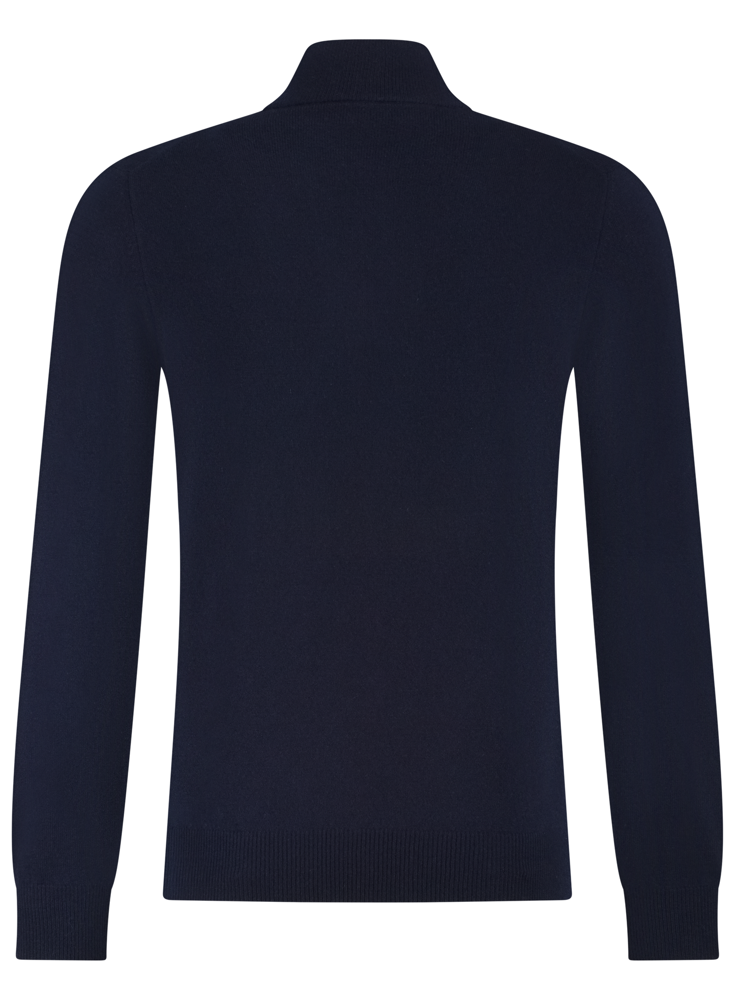 Half-zip trui van wol | BLUE NAVY