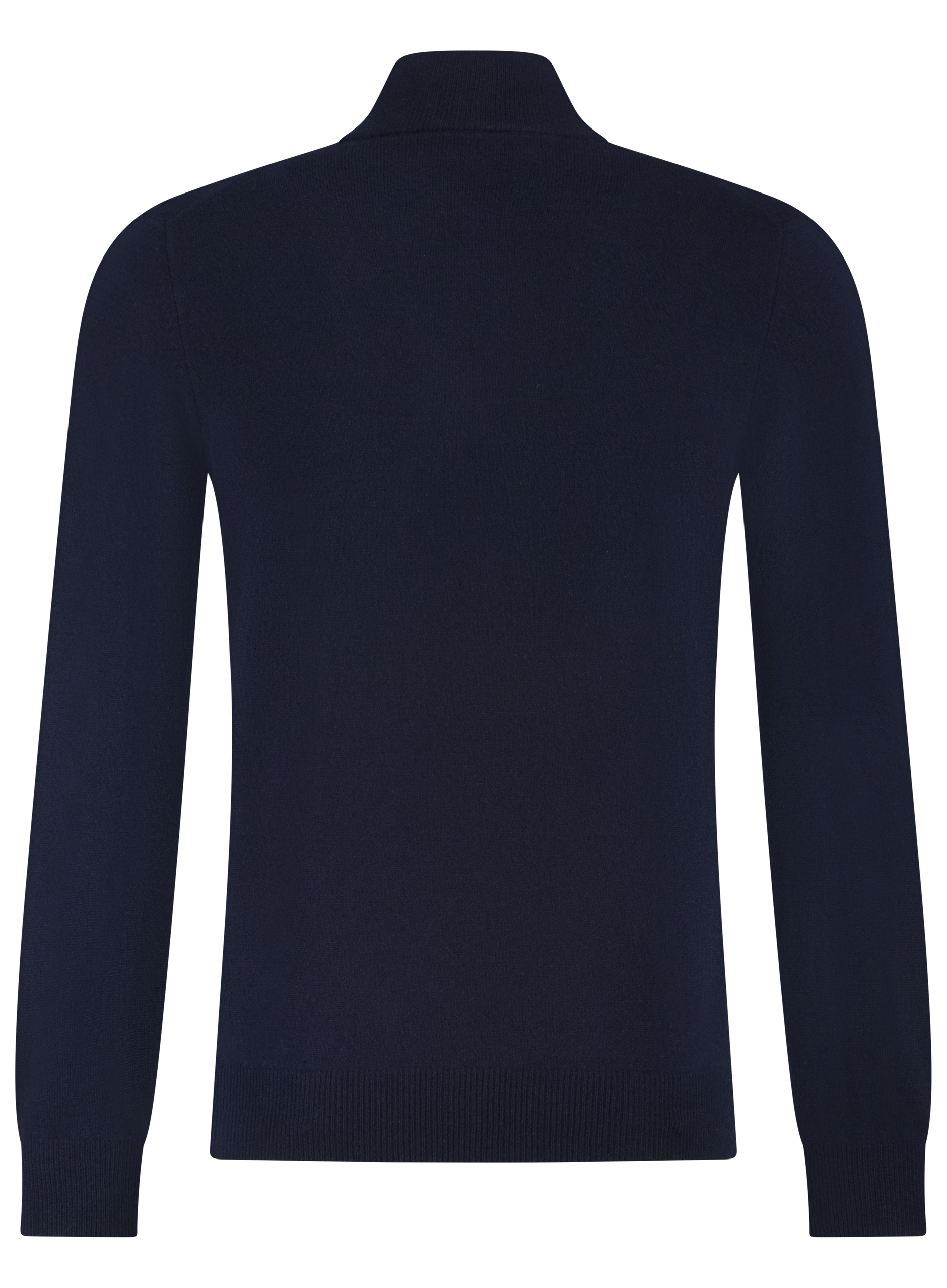 Half-zip trui van wol | BLUE NAVY