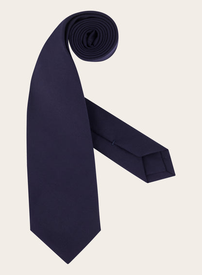 Stropdas van wol en cashmere | BLUE NAVY