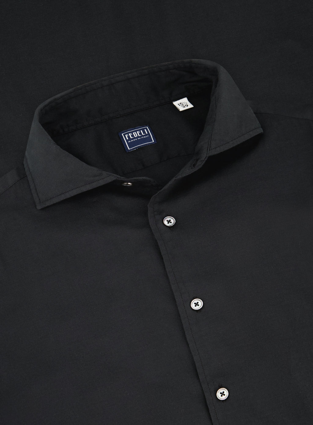 Shirt van katoen | FULL_WIDTH | Zwart