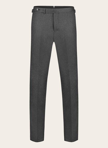 Slim-fit pantalon van katoen | Grijs