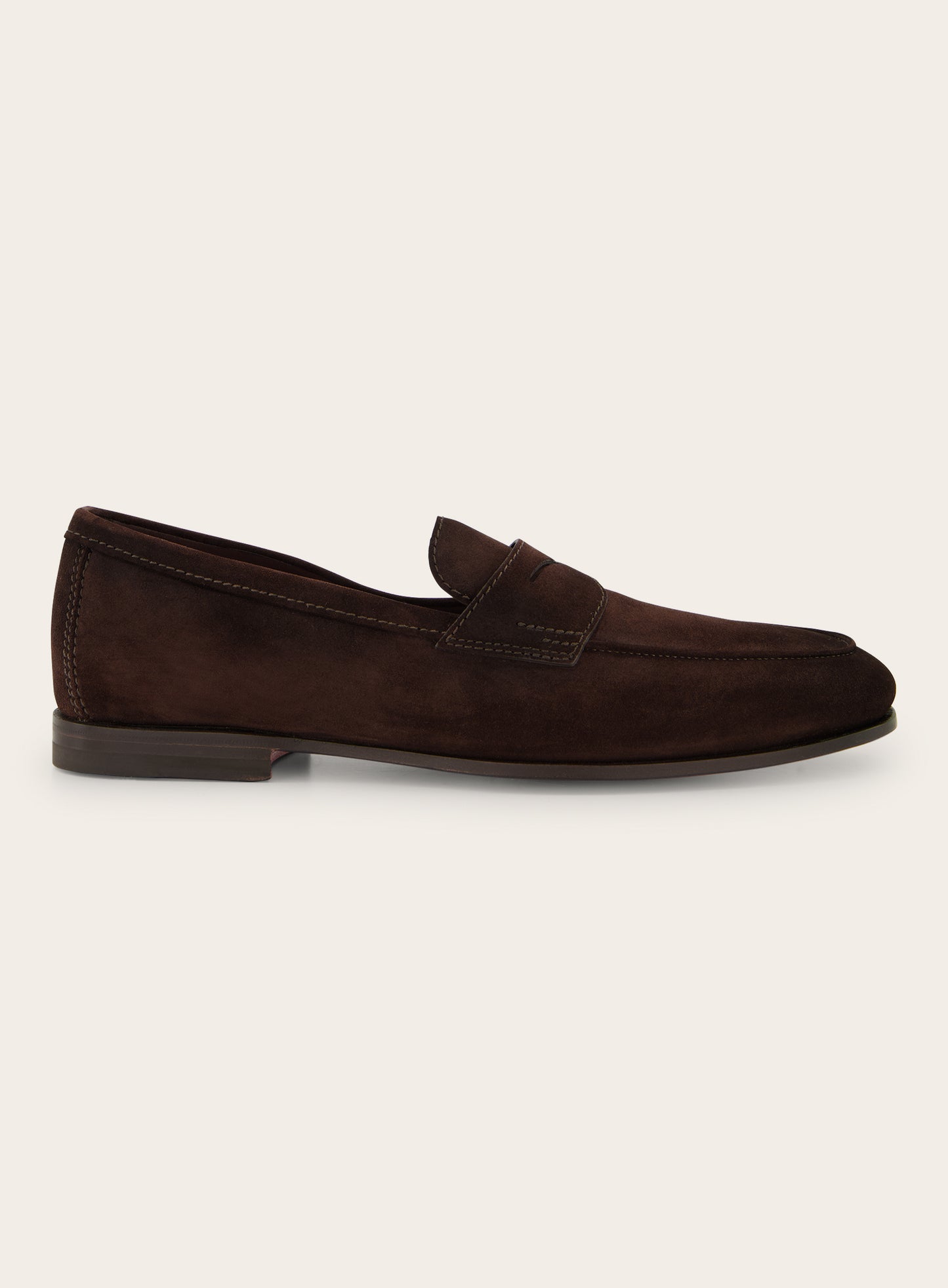 Penny loafers van suède | DARK BORDEAUX