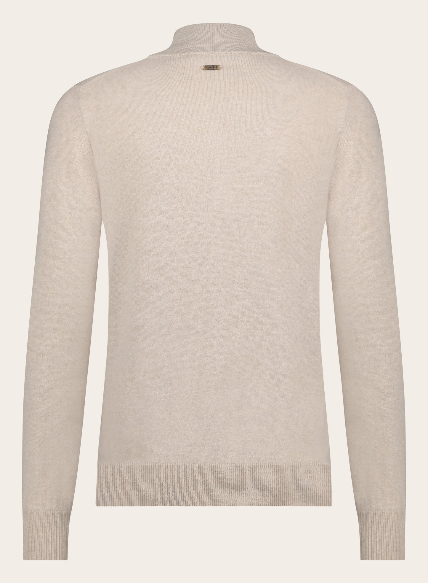 Ritsvest van wol en cashmere | Beige