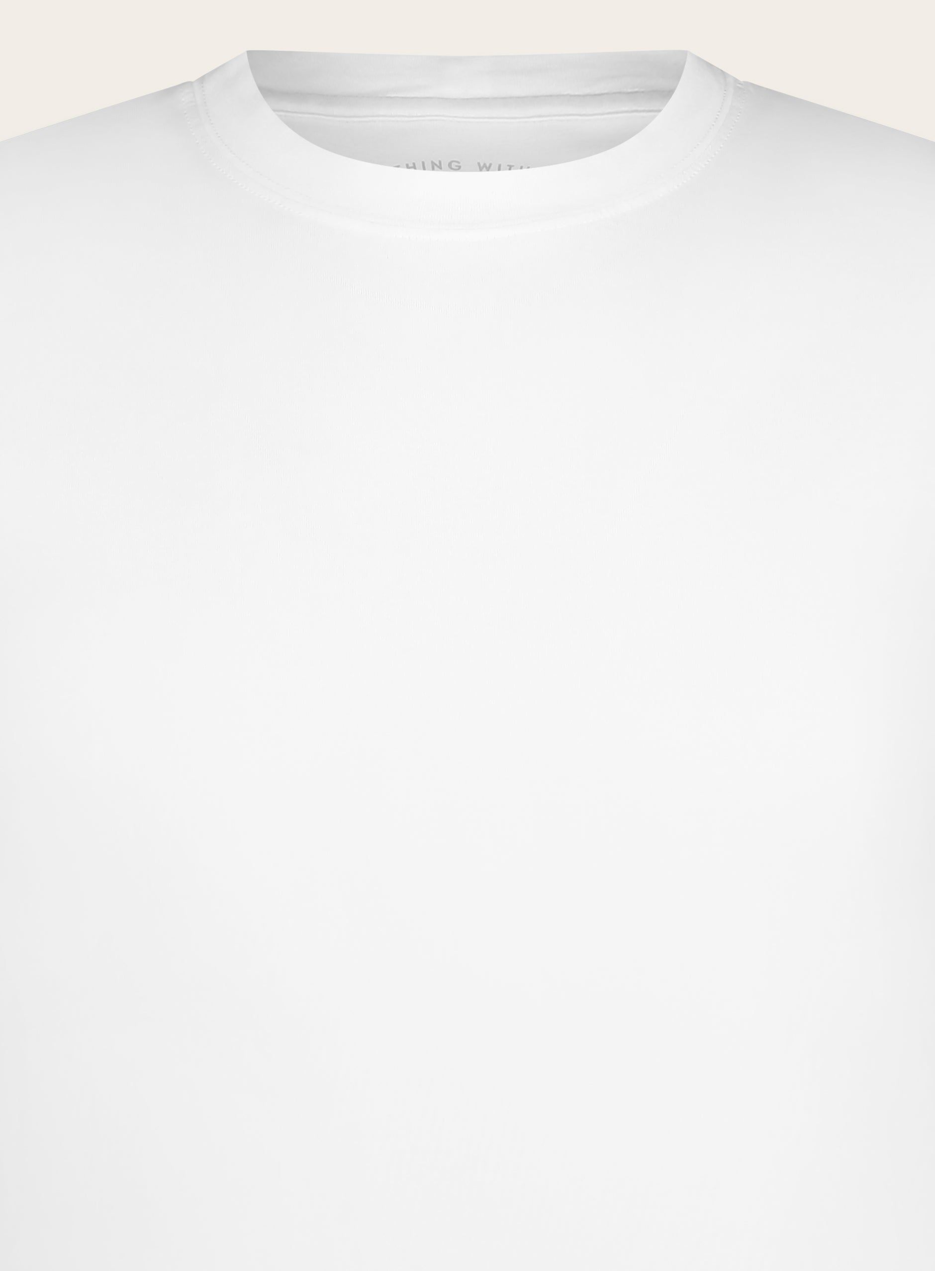 Crewneck T-shirt van katoen | FULL_WIDTH | Wit