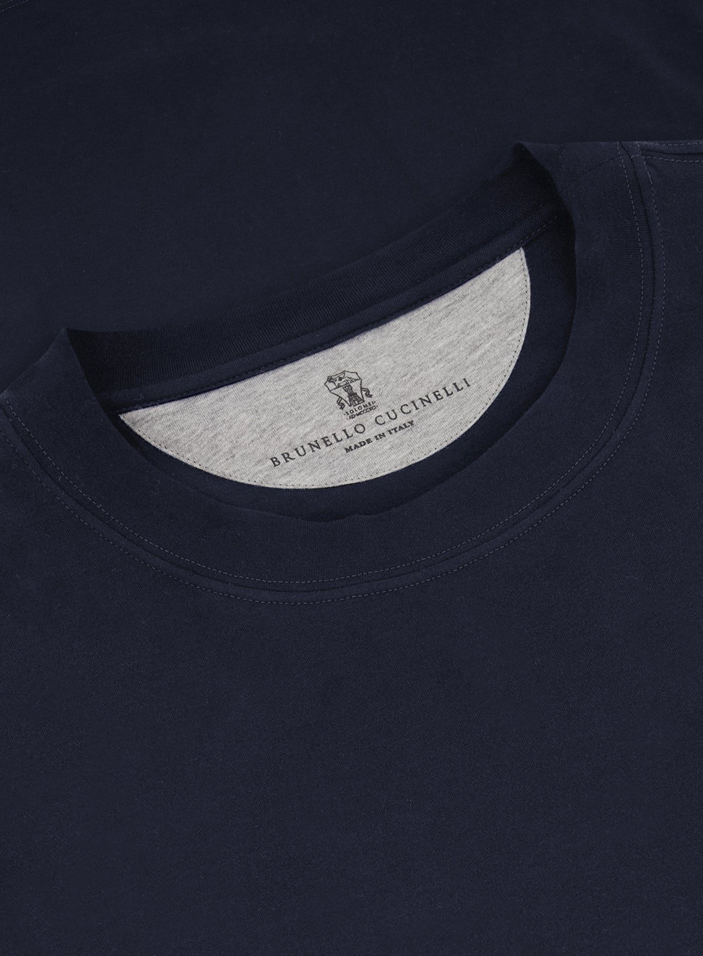 T-shirt van katoen | BLUE NAVY